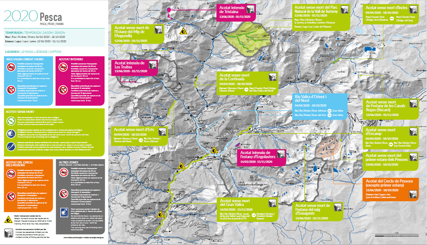 Pesca en Andorra 2020
